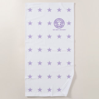 Toalha De Praia Beach Towel - Lavender - Happy Little Lotus