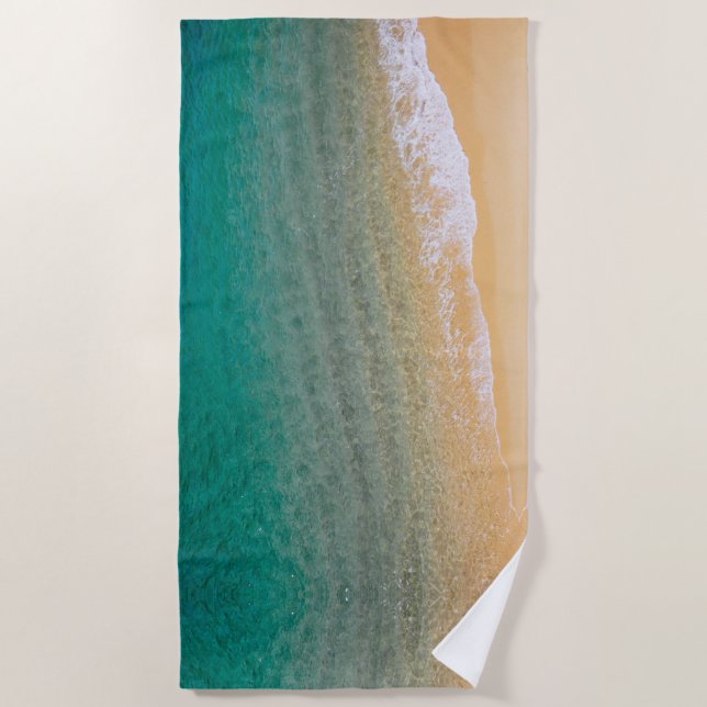 Toalha De Praia Beach Towel - Ocean Wave's (Frente)