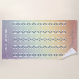 Toalha De Praia Beach Towel - Ombre 2