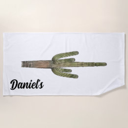 Toalha De Praia Beach Vibes Cactus Beach Towel