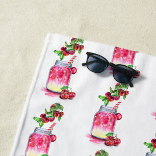 Toalha De Praia Bebida Legal com suco doce fresco - Horário de Ve