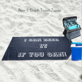 Toalha De Praia Beer It Beach Towel