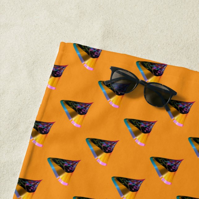 Toalha De Praia Beijos de Cachorro Azul (In Situ)