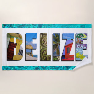 Toalha De Praia Belize Tropical Beach Blue Ocean FoViagem