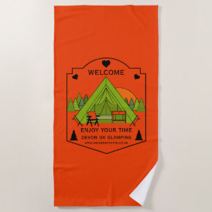Toalha De Praia Bell Tent Glamping Business