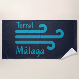 Toalha De Praia Bem-vindo a Málaga 4: Terral