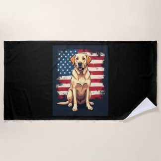 Toalha De Praia Best Labrador For Men Women Yellow Lab Dog Retriev