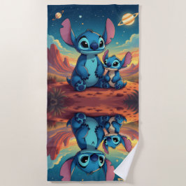 Toalha De Praia Beste Freunde fürs Leben – Lilo & Stitch
