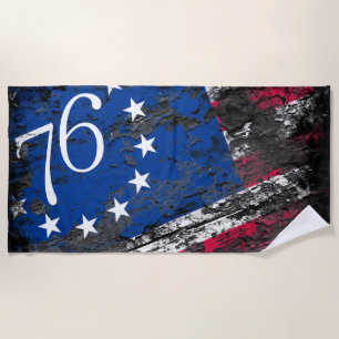 Toalha De Praia Betsy Ross Flag 1776 Patriótico 4 de julho