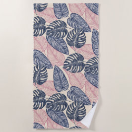 Toalha De Praia Bicho de praia tropical