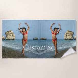 Toalha De Praia Bikini Model Dancing Thunder_Cove