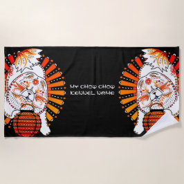 Toalha De Praia BINDI MI TANG - Chow - Year of the Dog towel