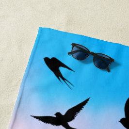 Toalha De Praia Birds of Heaven