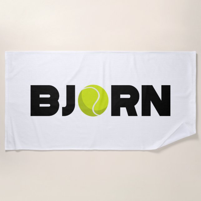Toalha De Praia Bjorn Tênis (Frente)