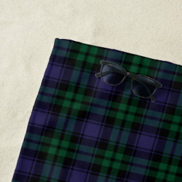 Toalha De Praia Black Watch Tartan, Xadrez