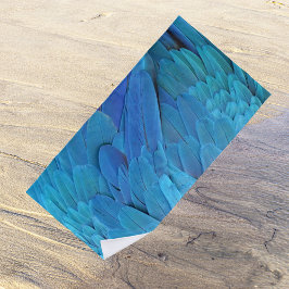 Toalha De Praia Blue feathers