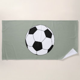 Toalha De Praia Bola de Futebol (Futebol)