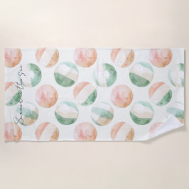 Toalha De Praia Bolas de Praia Verão no Sol