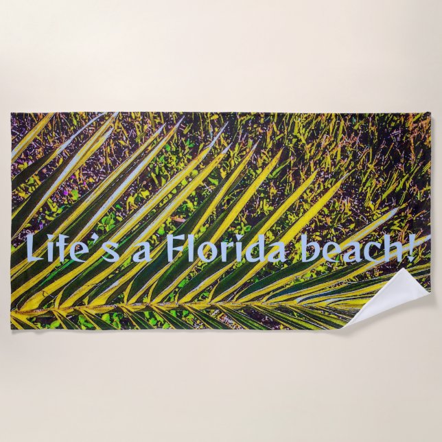 Toalha De Praia Bold Stripes de Palm Beach Towel (Frente)