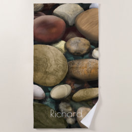 Toalha De Praia Bolhas e nome