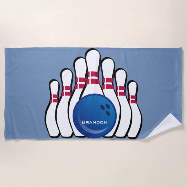 Toalha De Praia Boliche da Design Beach Towel (Frente)