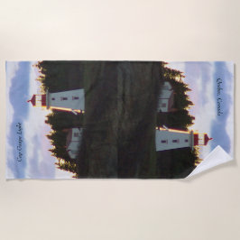 Toalha De Praia Boné Gaspe Torre de praia leve