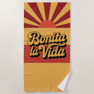 Toalha De Praia Bonita La Vida