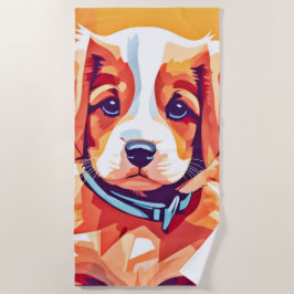 Toalha De Praia Bonita Pop de Arte