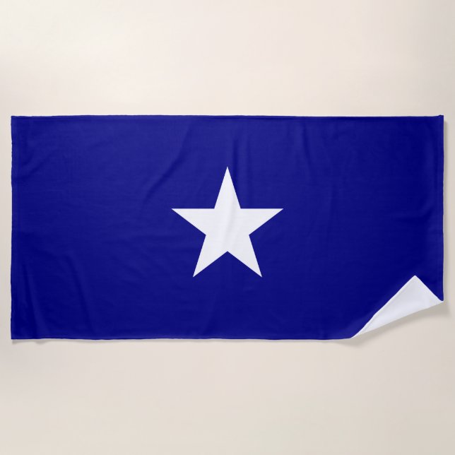 Toalha De Praia Bonnie Blue Flag (Frente)