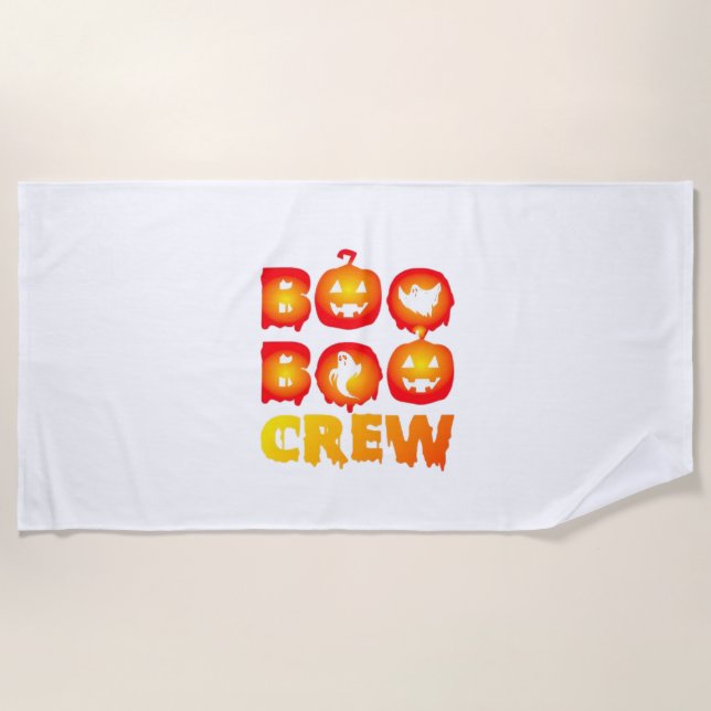 Toalha De Praia Boo Boo Crew Oversize (Frente)