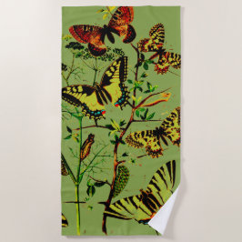 Toalha De Praia Borboletas Francesas