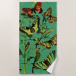 Toalha De Praia Borboletas Francesas