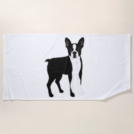 Toalha De Praia Boston Terrier Beach Towel