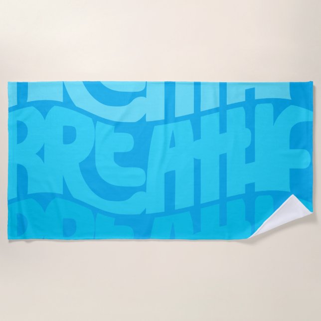 Toalha De Praia Breathe (Frente)