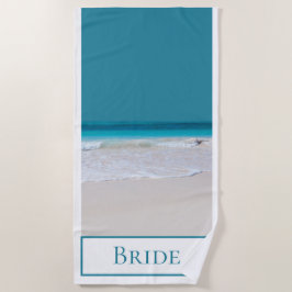 Toalha De Praia Brides White Sandy Beach Towel