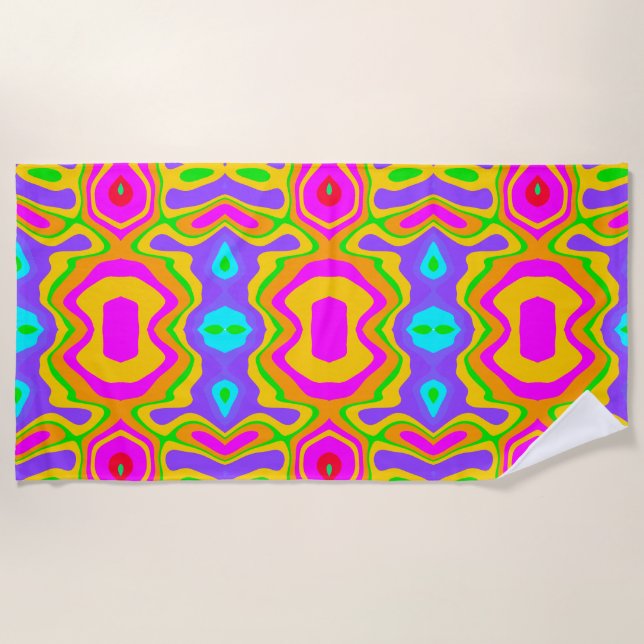 Toalha De Praia Bright beach towel (Frente)