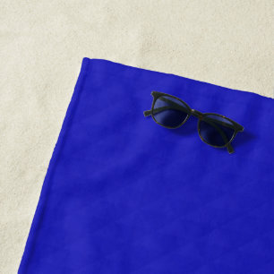 Toalha De Praia Brilhante, com textura azul neon.