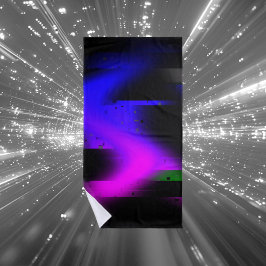 Toalha De Praia Brilho Plasma Preto