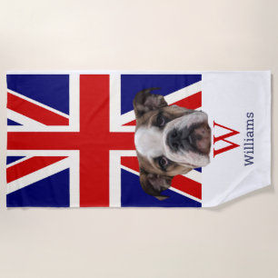 Toalha de praia BRITISH BULLDOG