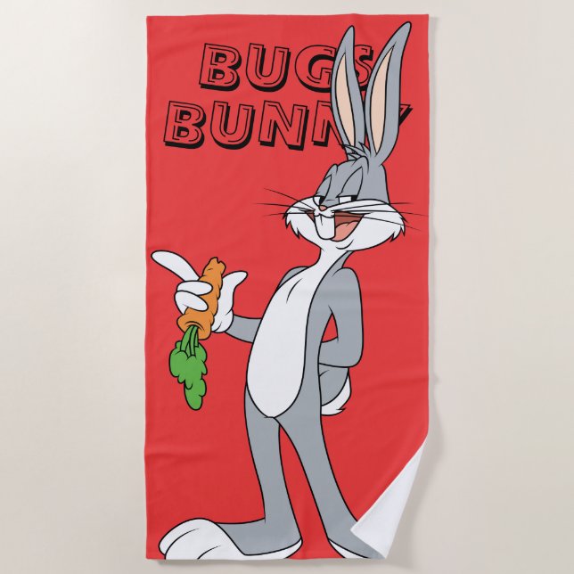 Toalha De Praia BUGS BUNNY™ With Carrot (Frente)