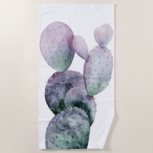 Toalha De Praia Cactus Roxo