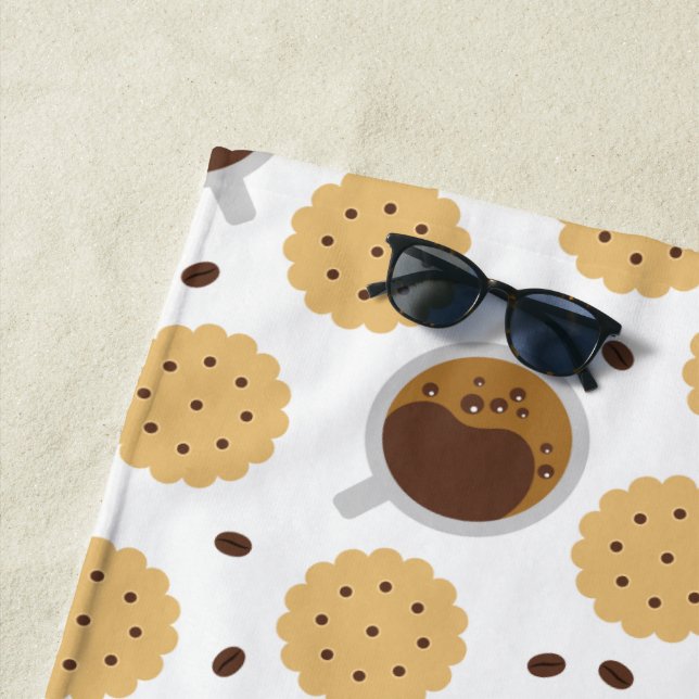 Toalha De Praia Café e cookies (In Situ)