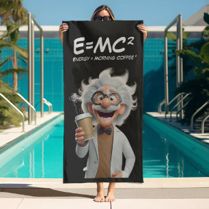 Toalha De Praia Café Mad Scientist