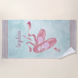 Toalha De Praia Calçados balé Design Beach Towel