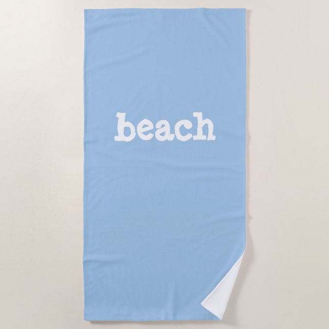 Toalha De Praia camiseta manga longa praia (Frente)