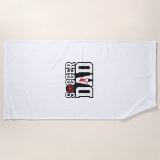 Toalha De Praia Camiseta Vintage de Tipografia Esportiva Distorcid