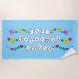 Toalha De Praia Camp Mataponi Beach Towel