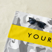 Camuflagem Cinza Neve de Inverno Personalize seu n