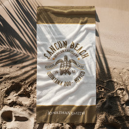 Toalha De Praia Cancun Beach Mexico | Paradise Mexican Beach