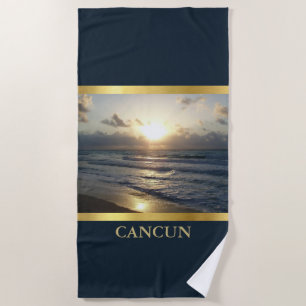 Toalha De Praia Cancun Sunrise